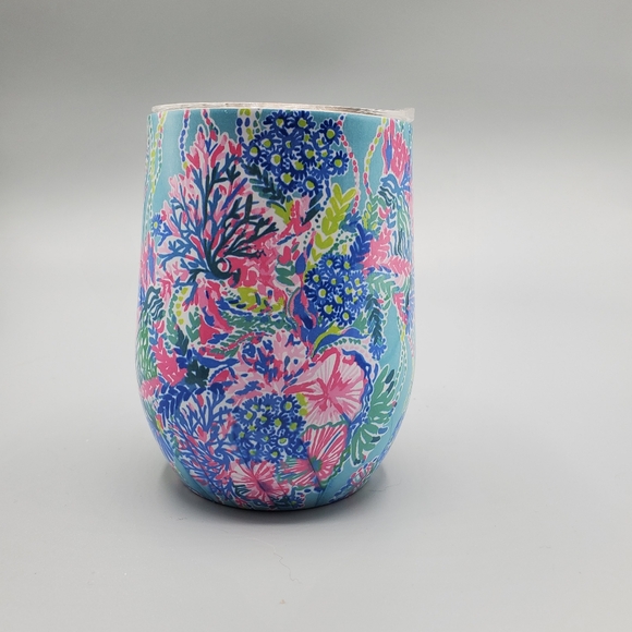 LILLY PULITZER BEACH YOU TO IT INSULATED STEMLESS 12 OZ TUMBLER - Picture 5 of 11